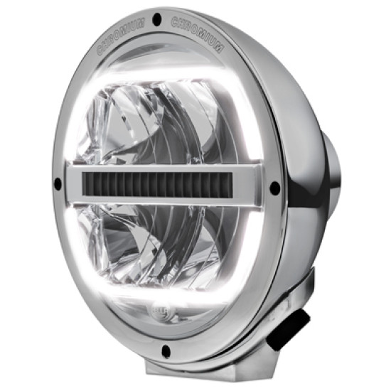 Luminator LED high-beam headlamp Chromium, ECE ref. 50 12/24V