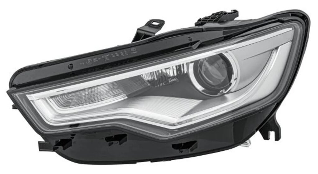 Hella priekšējais lukturis Audi A6/Allroad (4G, C7) 2011–2018, kreisā puse, Bi-Xenon. OE 4G0941029F