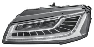 Hella priekšējais lukturis Audi A8/S8 (4H, D4 restailings) 2013–2018, kreisā puse, pilns LED. OE 4H0941773B