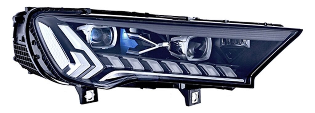 Hella priekšējais lukturis Audi Q7 (4M, facelift) 2019–, labā puse, Matrix LED. OE 4M0941086C