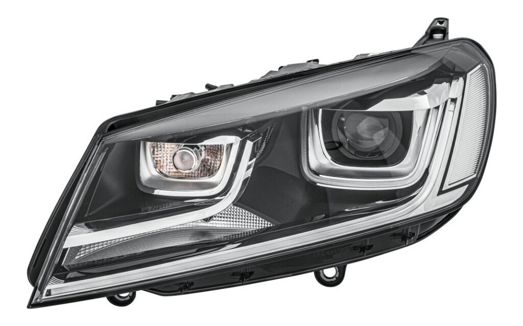 Hella priekšējais lukturis Volkswagen Touareg (II, 7P5/7P6 facelift) 2014–2018, kreisā puse, Bi-Xenon. OE 7P1941753B