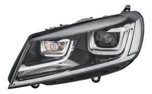 Hella priekšējais lukturis Volkswagen Touareg (II, 7P5/7P6 facelift) 2014–2018, kreisā puse, Bi-Xenon. OE 7P1941753B