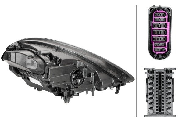 Hella priekšējais lukturis Porsche Panamera / Sport Turismo (971) 2016–2023, kreisā puse, LED. OE 971941031F