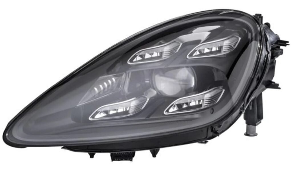 Hella priekšējais lukturis Porsche Cayenne (9YA/9YB), 2017–2023, kreisā puse, Matrix LED. OE 9Y0941035J