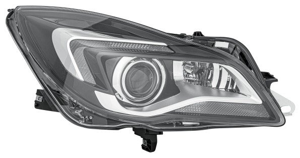 Hella priekšējais lukturis Opel Insignia A, labā puse, Bi-Xenon. OE 1216815