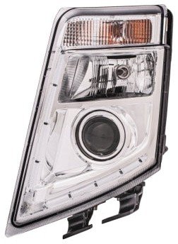 Hella priekšējais lukturis Volvo FH12/FH13/FH16, FM9/FM11/FM13 2008–2013, kreisā puse, halogēns. OE 21035638