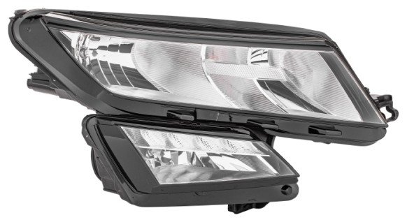 Hella priekšējais lukturis Škoda Kodiaq (NS7/NV7) 2016–2021, labā puse, halogēns. OE 566941016B