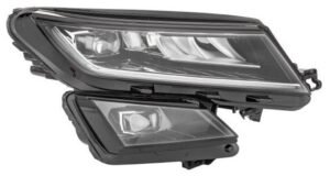 Hella priekšējais lukturis Škoda Kodiaq (I, NS7/NV7) 2016–2024, labā puse, pilns LED. OE 566941016H