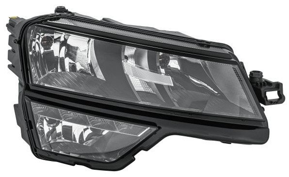 Hella priekšējais lukturis Škoda Karoq (NU7/ND7) 2017–2022 (pirms restailinga), labā puse, halogēns. OE 57B941016A