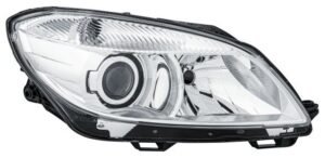 Hella priekšējais lukturis Škoda Fabia (II) 5J / Roomster 5J 2010–2015, labā puse, halogēns. OE 5J1941018E