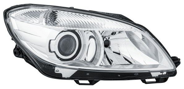 Hella priekšējais lukturis Škoda Fabia (II) 5J / Roomster 5J 2010–2015, labā puse, halogēns. OE 5J1941018E