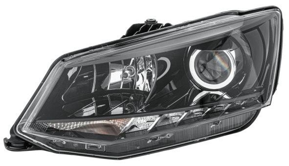 Hella priekšējais lukturis Škoda Fabia III (NJ3/NJ5) 2014–2018, kreisā puse, halogēns. OE 6V1941015B