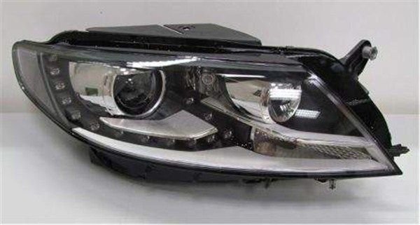 Front headlight, left, bi-xenon (D3S/H7, with dynamic bend lighting, without xenon control unit), Volkswagen CC (358) 2011–2016