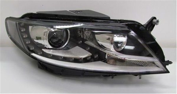 Front headlight, right, bi-xenon (D3S/H7, with dynamic bend lighting, without xenon control unit), Volkswagen CC (358) 2011–2016