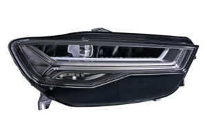 Priekšējais lukturis, labais, Matrix LED (ar dinamisko līkumu apgaismojumu), Audi A6 (C7) 2015–2018