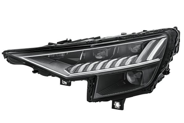 Priekšējais lukturis, kreisais, Matrix LED (ar dinamisko līkumu apgaismojumu), Audi Q8 (4MN) 2019–2022, Hella