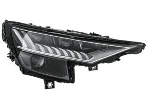 Priekšējais lukturis, labais, Matrix LED (ar dinamisko līkumu apgaismojumu), Audi Q8 (4MN) 2019–2022, Hella