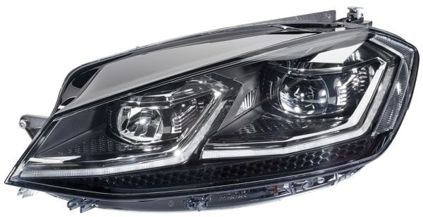 Priekšējais lukturis, kreisais, pilns LED (ar dinamisko līkumu apgaismojumu), Volkswagen Golf (VII) 2016–2020