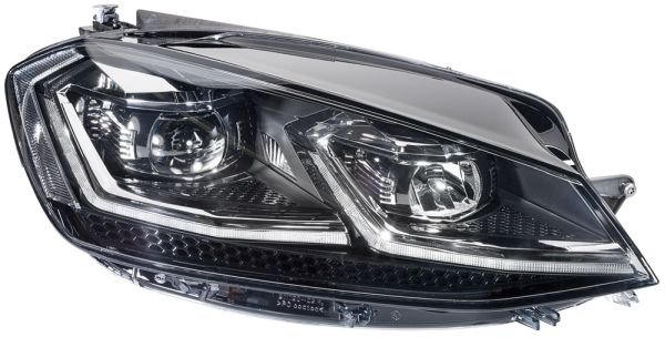 Передняя фара, правая, Full LED (с динамическим освещением поворотов, адаптивная система переднего освещения), Volkswagen Golf (VII) 2016–2020