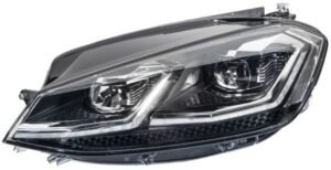 Priekšējais lukturis, kreisais, pilns LED, Volkswagen Golf (VII) 2017–2020