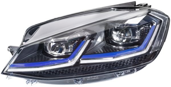 Front headlight, left, full LED (with dynamic bend lighting), Volkswagen Golf (VII) 2016–2020