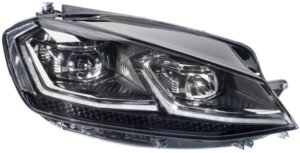 Priekšējais lukturis, labais, pilns LED, Volkswagen Golf (VII) 2017–2020