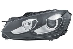 Priekšējais lukturis, kreisais, bi-ksenons (D1S, ar LED dienas gaismām un dinamisko līkumu apgaismojumu), Volkswagen Golf (VI) 2010–2013