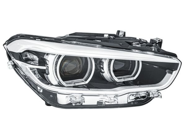 Priekšējais lukturis, labais, bi-ksenons (D2S/H1, bez līkumu apgaismojuma), BMW X5 (E53) 2004–2006