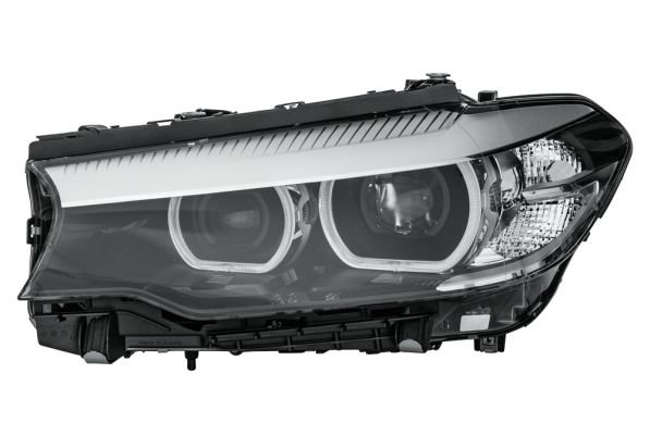 Front headlight, left, LED (without bend lighting), BMW 5 (G30) 2017–2020, Hella
