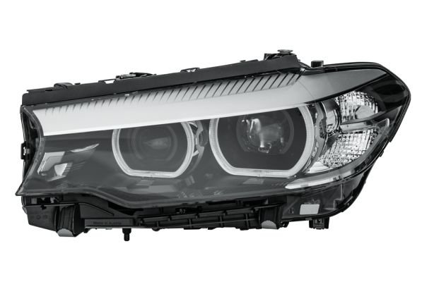 Priekšējais lukturis, kreisais, pilns LED (ar dinamisko līkumu apgaismojumu), BMW 5 (G30) 2017–2020, Hella