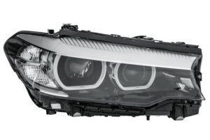 Priekšējais lukturis, labais, pilns LED (ar dinamisko līkumu apgaismojumu), BMW 5 (G30) 2017–2020