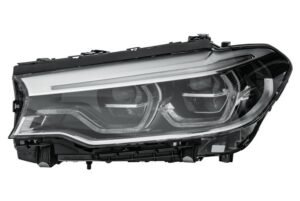 Priekšējais lukturis, kreisais, pilns LED (ar dinamisko līkumu apgaismojumu), BMW 5 (G30) 2017–2020, Hella