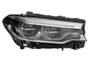 Priekšējais lukturis, labais, pilns LED (ar adaptīvo gaismu un dinamisko līkumu apgaismojumu), BMW 5 (G30) 2017–2020
