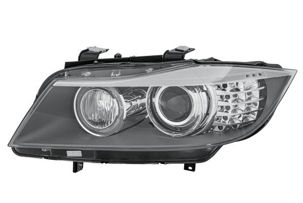 Front headlight, left, bi-xenon (D1S/H7, with dynamic bend lighting, LED daytime running lights), BMW 3 (E90, E91) 2008–2011, Hella