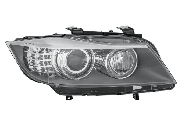 Front headlight, right, bi-xenon (D1S/H7, with dynamic bend lighting, LED daytime running lights), BMW 3 (E90, E91) 2008–2011, Hella