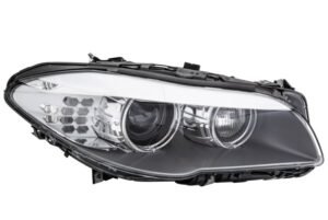 Priekšējais lukturis, labais, bi-ksenons (D1S/H7, ar dinamisko līkumu apgaismojumu), BMW 5 (F10, F11) 2010–2013
