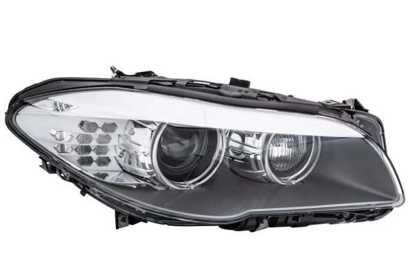 Priekšējais lukturis, labais, bi-ksenons (D1S/H7, ar dinamisko līkumu apgaismojumu), BMW 5 (F10, F11) 2010–2013