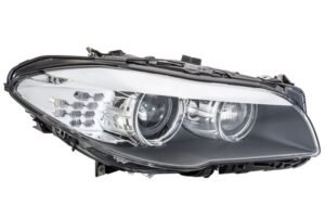 Priekšējais lukturis, labais, bi-ksenons (D1S/H7, ar dinamisko līkumu apgaismojumu), BMW 5 (F10, F11) 2010–2013