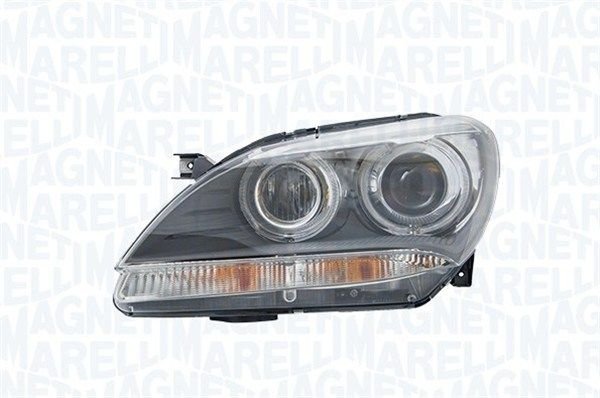 Priekšējais lukturis, kreisais, bi-ksenons (D1S/H3, ar dinamisko līkumu apgaismojumu, ar LED dienas gaitas lukturi, komplektā ar spuldzēm), BMW 6 (F06, F12, F13) 2011–