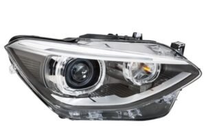 Priekšējais lukturis, labais, bi-ksenons (D1S, ar dinamisko līkumu apgaismojumu), BMW 1 (F20) 2011–2015