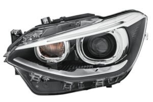 Priekšējais lukturis, kreisais, bi-ksenons (D1S, bez līkumu apgaismojuma), BMW 1 (F20, F21) 2011–2015
