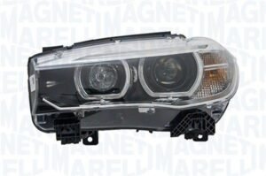 Priekšējais lukturis, labais, bi-ksenons (ar dinamisko līkumu apgaismojumu, bez ksenona bloka), BMW X5 (F15) / X6 (F16) 2013–