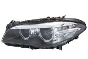 Priekšējais lukturis, kreisais, bi-ksenons (D1S, LED dienas gaismas, LED pagriezienrādītājs, bez līkumu apgaismojuma), BMW 5 (F10, F11) 2013–2017