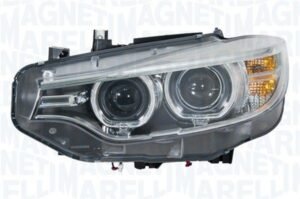 Priekšējais lukturis, kreisais, bi-ksenons (D1S, ar dinamisko līkumu apgaismojumu, bez LED dienas gaismām), BMW 4 (F32, F33, F36) 2013–2017