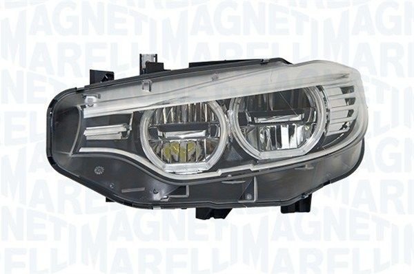 Priekšējais lukturis, labais, LED (komplektā ar spuldzēm, bez gaismas augstuma regulēšanas motora), BMW 4 (F32, F33, F36) 2013–