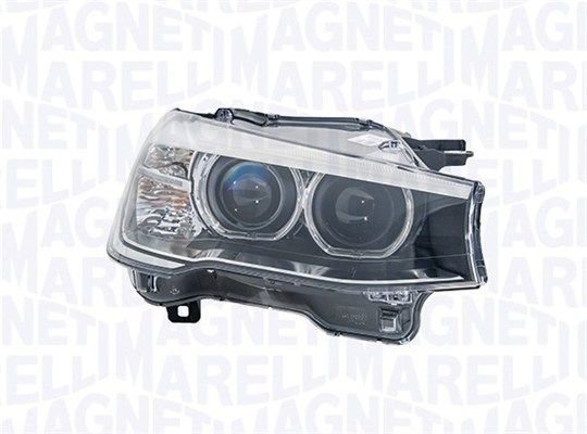 Priekšējais lukturis, labais, bi-ksenons (D1S/PY21W, ar dinamisko līkumu apgaismojumu), BMW X3 (F25) / X4 (F26) 2014–2018