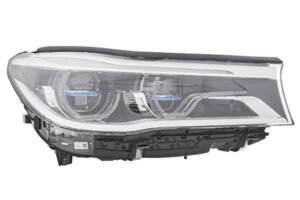 Priekšējais lukturis, labais, pilns LED (ar lāzera tālo gaismu un dinamisko līkumu apgaismojumu), BMW 7 (G11, G12) 2015–2019, Hella