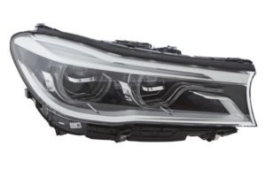 Priekšējais lukturis, labais, pilns LED (ar dinamisko līkumu apgaismojumu), BMW 7 (G11, G12) 2015–2019