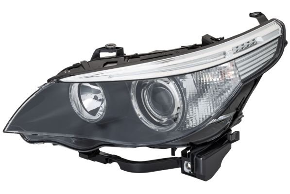 Front headlight, left, bi-xenon (D1S/H7, with dynamic bend lighting), BMW 5 (E60, E61) 2003–2007