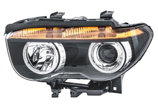 Передняя фара, левая, би-ксенон (D2S/H7, оранжевый указатель поворота), BMW 7 (E65, E66) 2004–2008